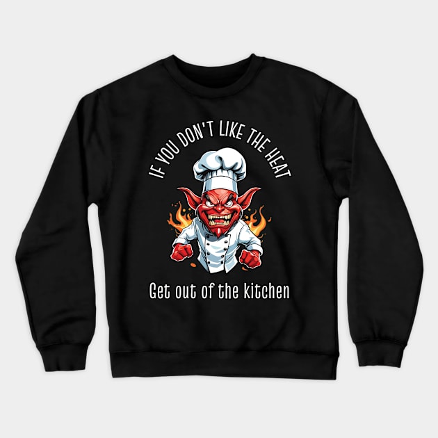 Get out the kitchen Crewneck Sweatshirt by BishBashBosh